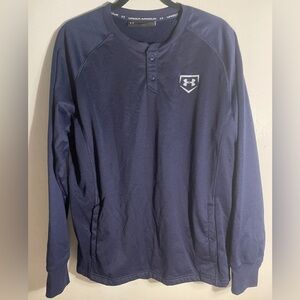 Under Armour ColdGear Long Sleeve Henley Shirt (Men’s Large) – New Without Tags